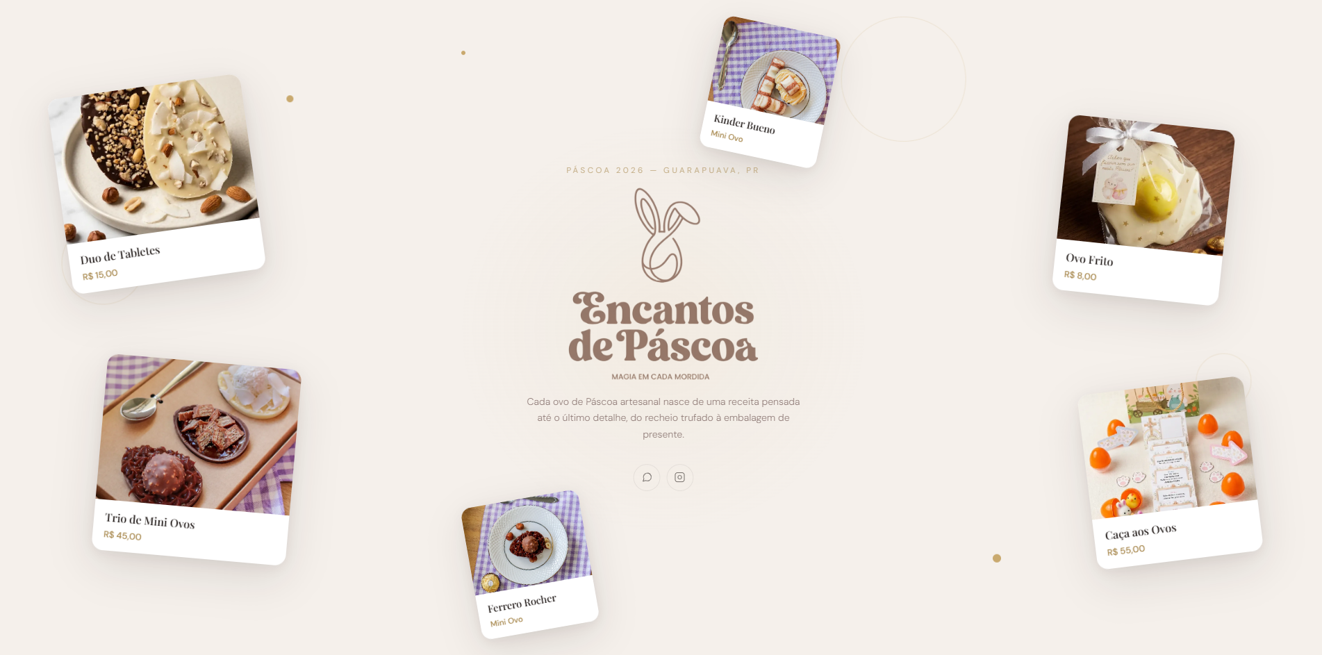 Encantos de Páscoa — catálogo virtual